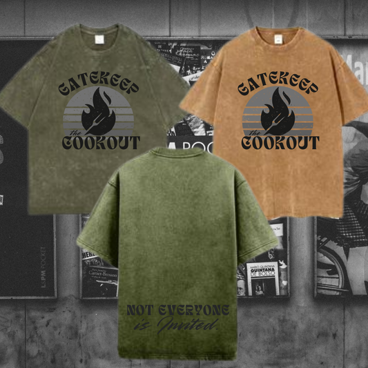 Cookout Acid Wash Tee