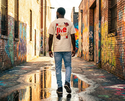 Live Once graphic tee