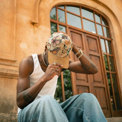 Royal Garden Cap – Luxury Tapestry Baseball Hat